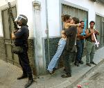 Pictures of protesters in Seville