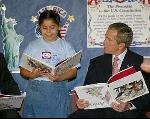 George W Idiot Tries to Read