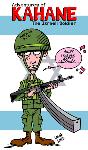 Adventures of Kahane, the Israeli soldier (by Latuff)