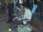 Leeds Candle-lit Vigil Peace Protest