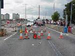blocking  traffic A13