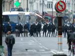 ESF Demo Photo - heavy policing on side streets