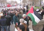 Crowd listening to the speeches