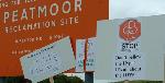 Placards at entrance to Shaw forest