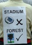 "Stadium [cross] Forest [tick]"