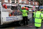 The contractors pack up and go