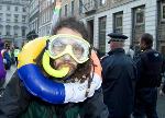 A sample protestor