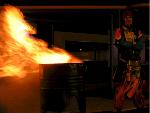 real fire