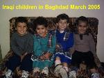 Iraqi children in Baghdad March 2005.