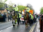 March with horses