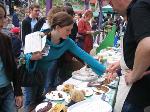 food on offer from local vegan, veggie and organic source.