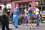 Dancing outside The Forest