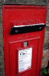Letter boxes were sealed