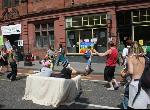 street party in front of the Forest (early)