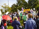 Rally at Start of Demo