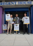 Picket of HMRC Valuation Office Agency Staff at Regent House (PCS)