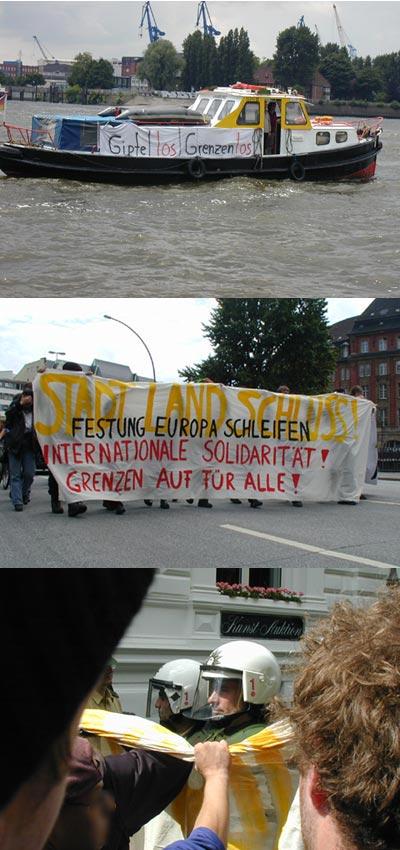 EU Protest Solidarity Actions in Germany