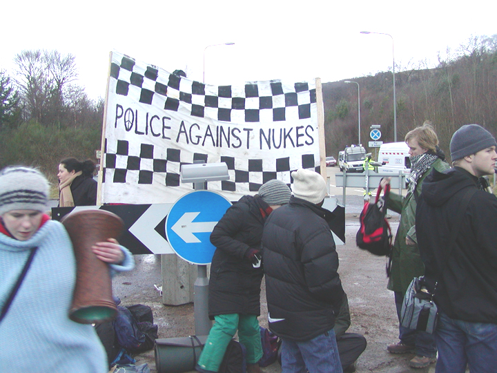 pics and final release from Faslane Monday