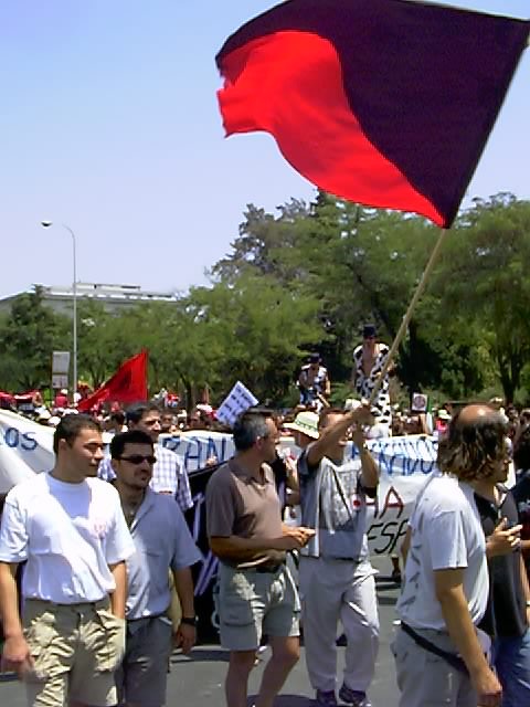 Seville: Trade Unions demonstration