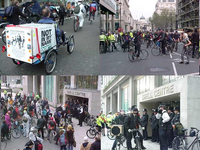 London Anti-War Critical Mass Pics