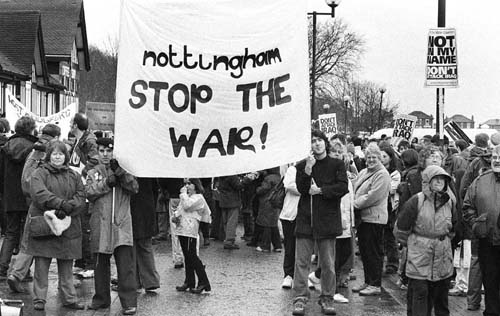 London and Nottingham 'Stop the War': Photography