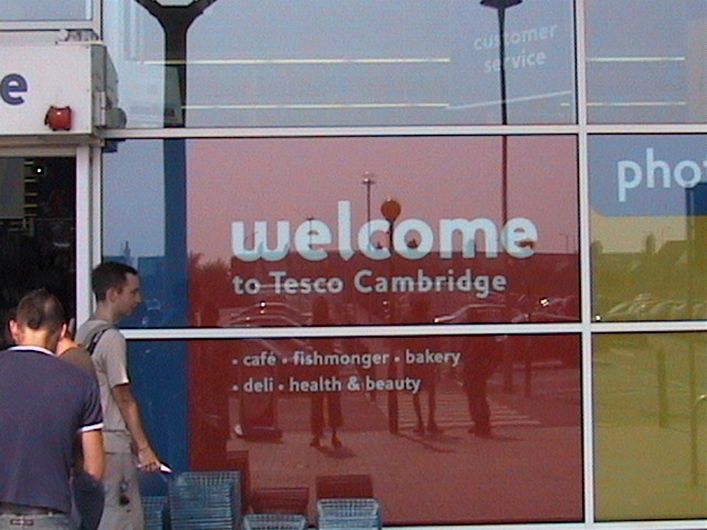 The pilot project is run at Tesco in Cambridge