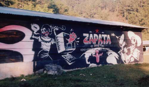 Bansky graffiti in Morelia