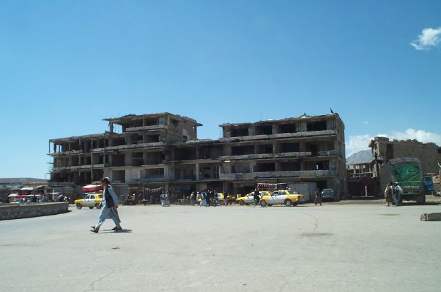 Kabul - bomb damage