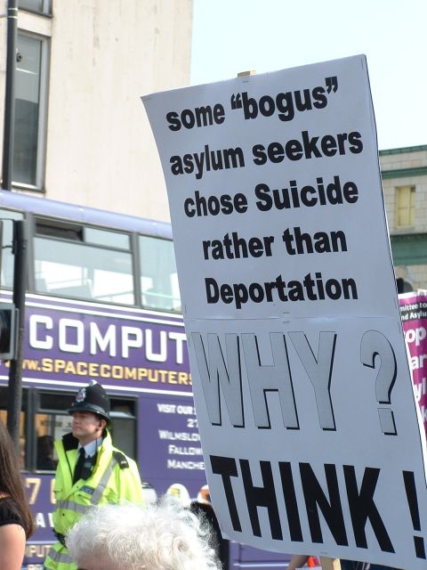 Some 'bogus' asylum seekers choose Sucide rather than deportation Why? Think!