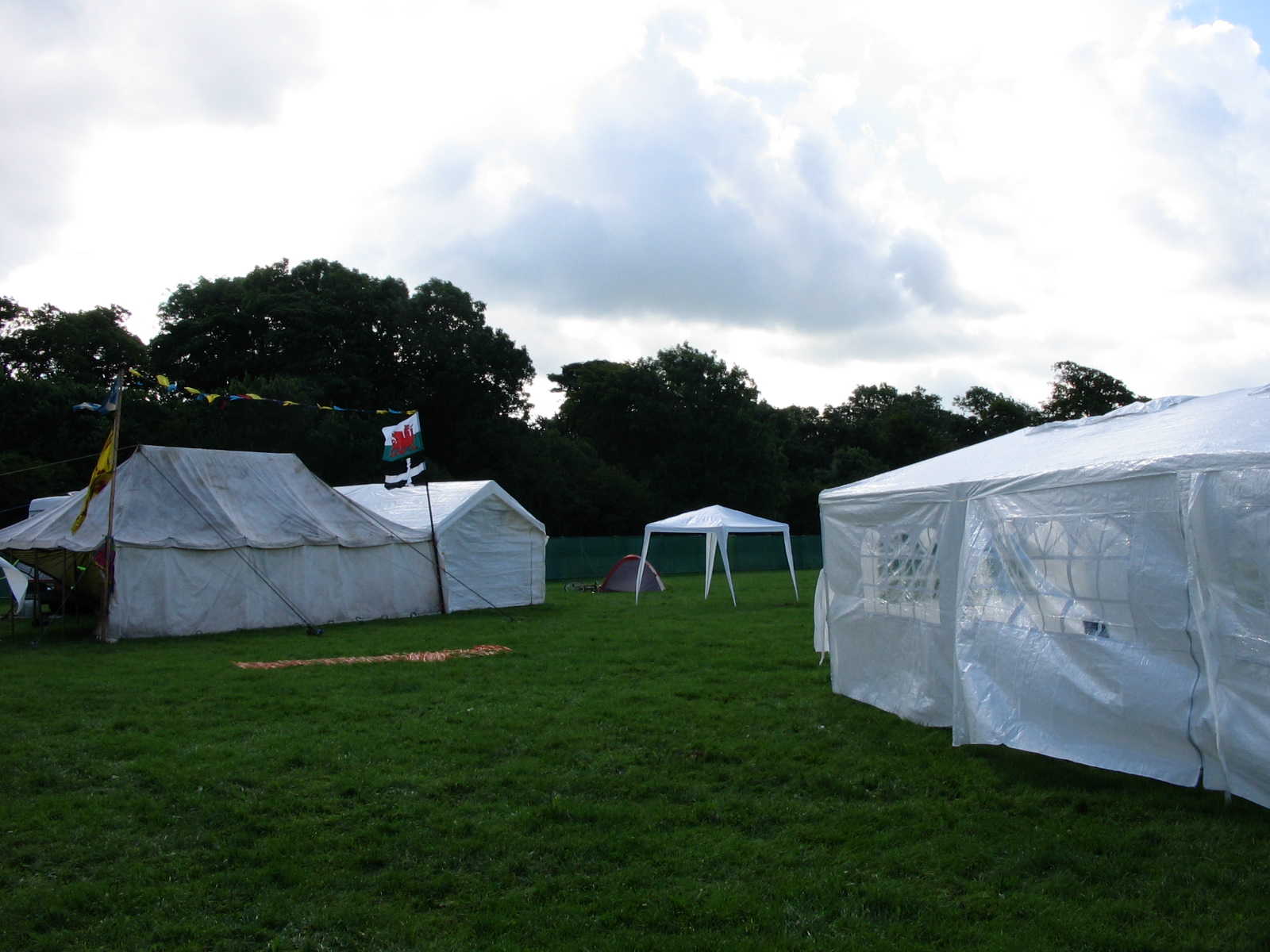 Tents and meeting space