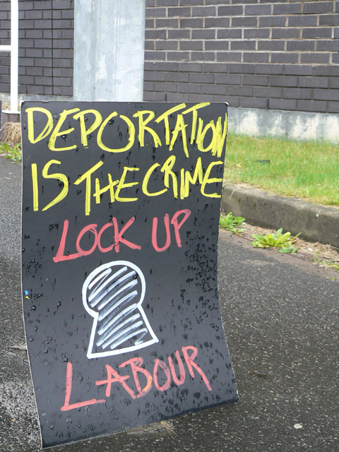 Deportation is the the Crime! Lock up Labour!