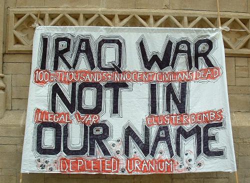 Iraq war not in our name
