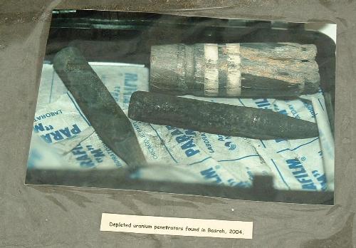 Depleted uranium penetrators found in Basrah, 2004