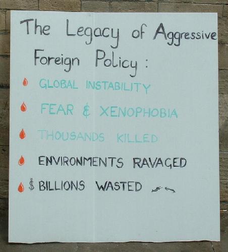 The legacy of aggressive foreign policy