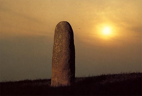 The Stone of Destiny on the hill of Tara