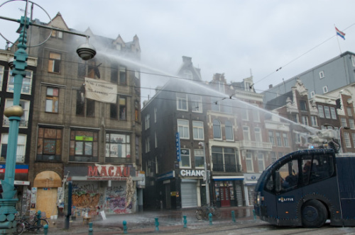 Eviction in Amsterdam, October 2007