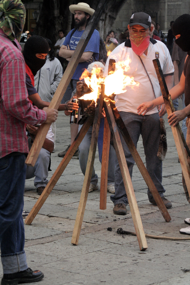 Demo in Oaxaca
