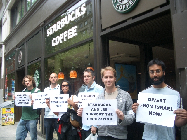 Student and Workers Picket Starbucks