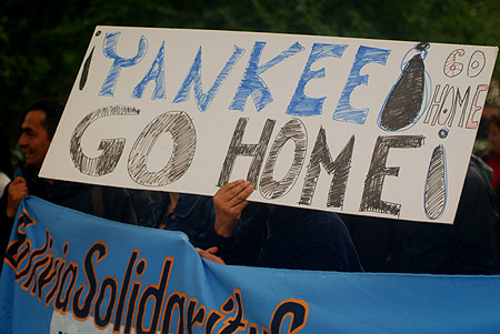 Yankee Go Home.