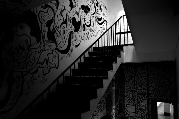 Staircase, muTATE BRITAIN, Curtain Rd, London. 2008