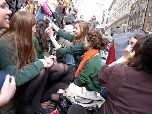 St Marylebone's students take afternoon off & get involved