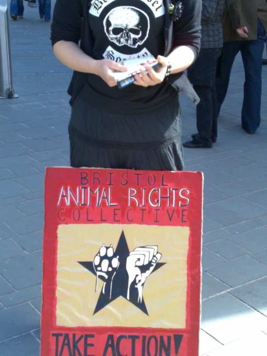Bristol Animal Rights Coalition poster
