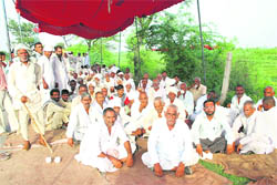 Kadyan Khap agitation in Dharana village: