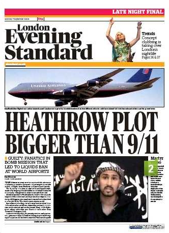 Evening Standard, 7 September 2009
