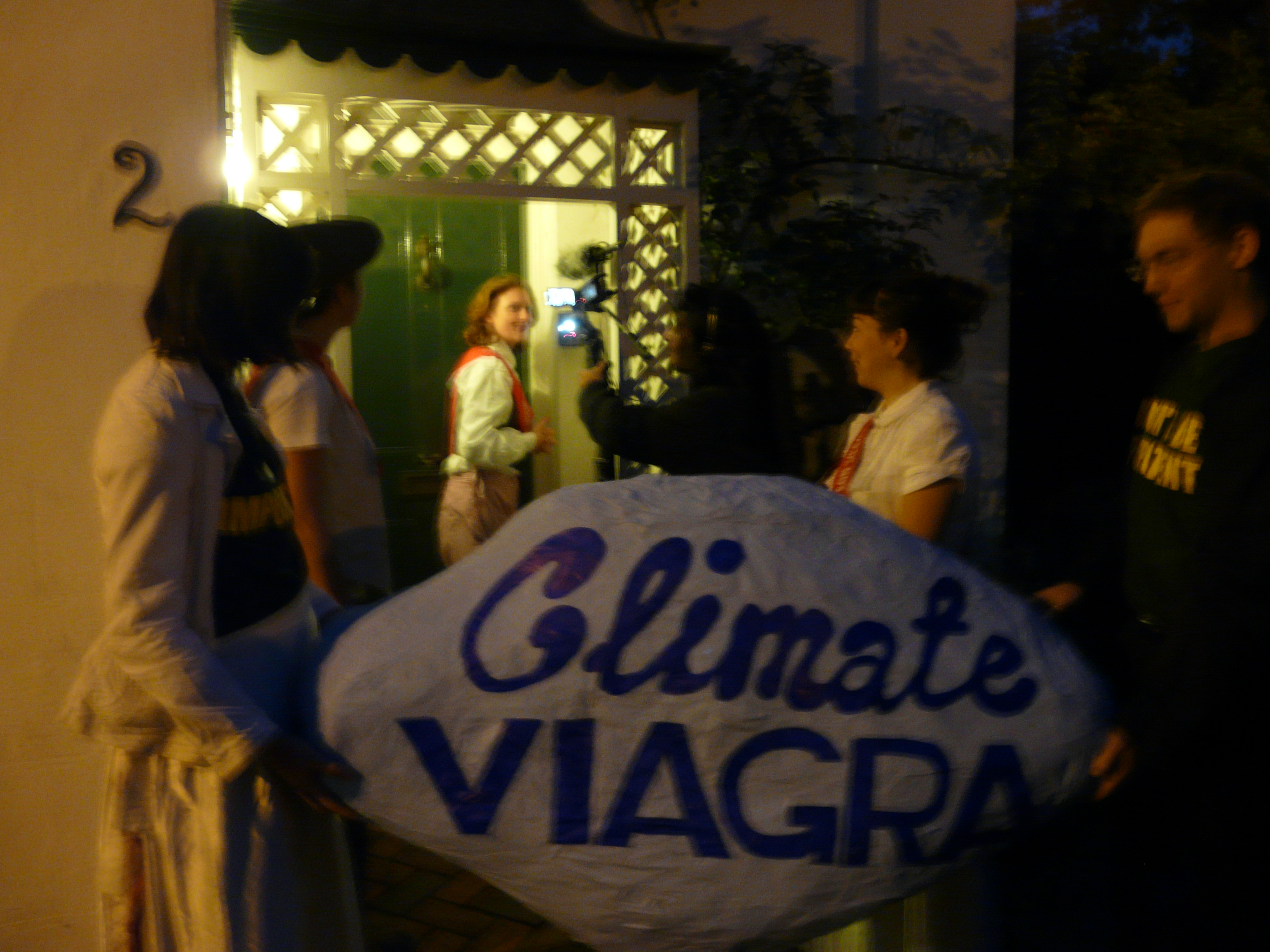 Climate Rush show off their Climate Viagra