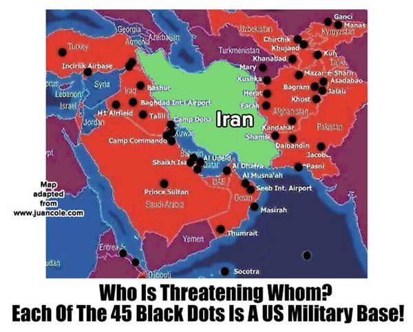Iran encircled