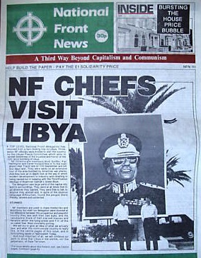 Nick Griffin's visit to Libya reported in NF News