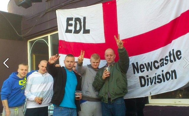 North East EDL members