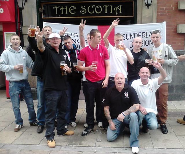 North East EDL gathering