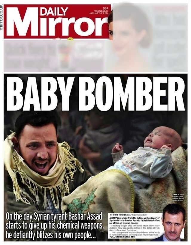 Daily Mirror, 8 January 2014